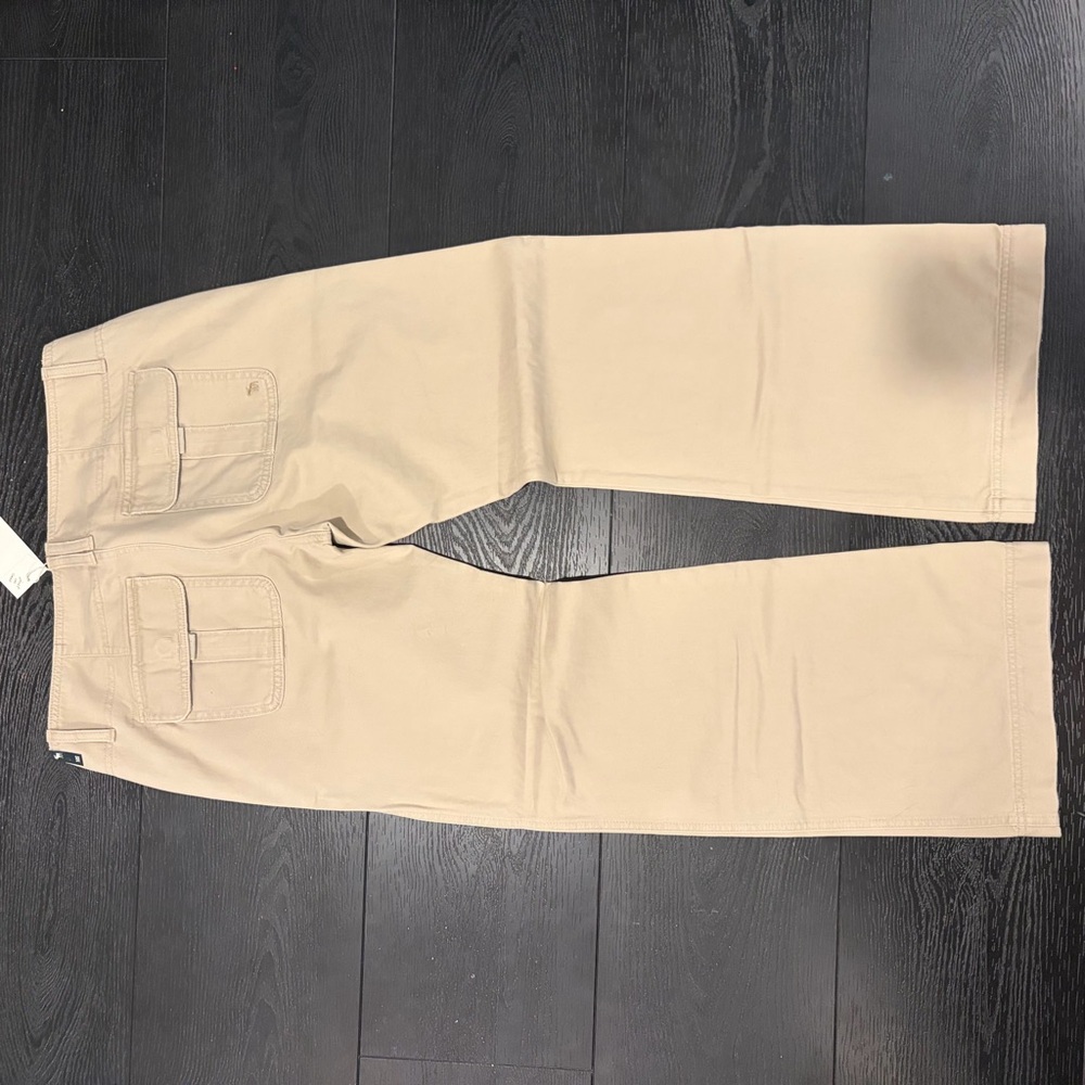 Abercrombie & Fitch Beige Boot Cut Pants - Picture 4 of 5